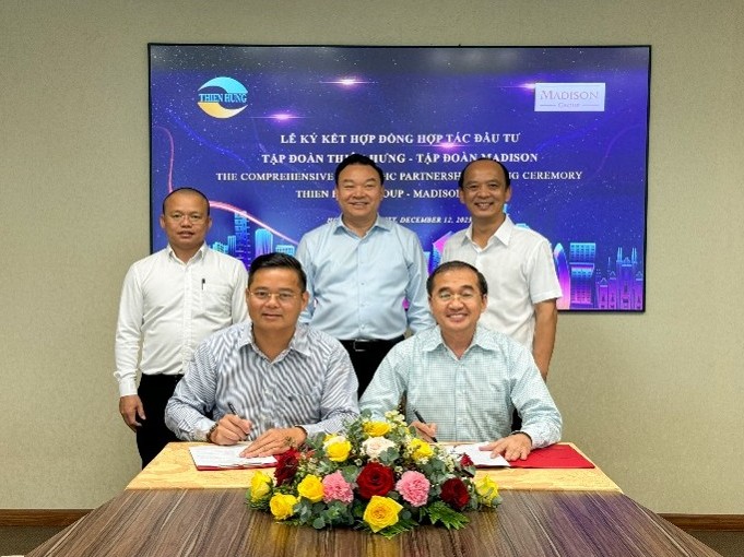 Lễ ký kết hợp tác đầu tư với Madison Group